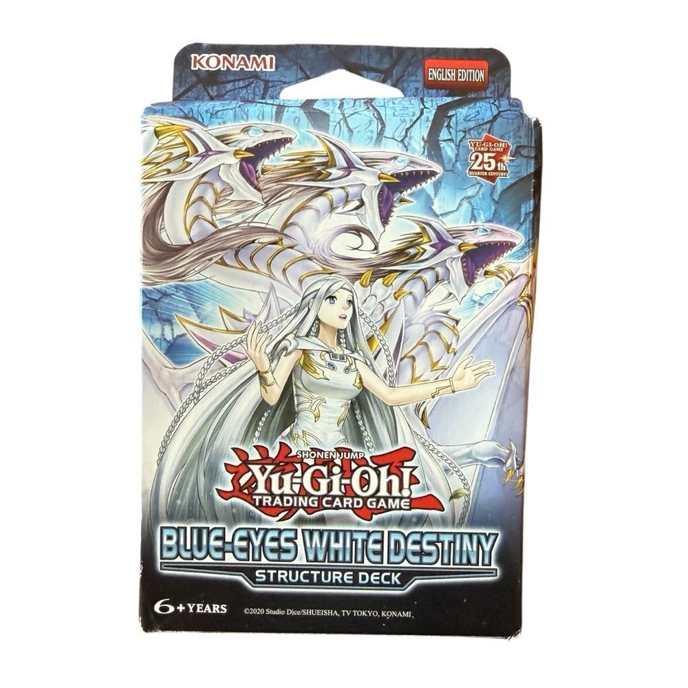 NIB Yu-Gi-Oh! Trading Card Game: Blue-Eyes White Destiny Structure Deck.